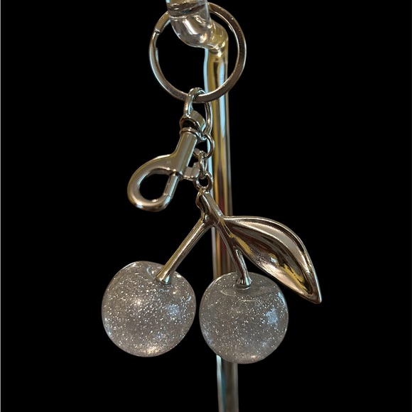 Accessories - Silver Cherry Keychain Accessory